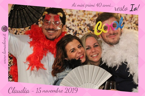 Photo booth compleanno Toscana